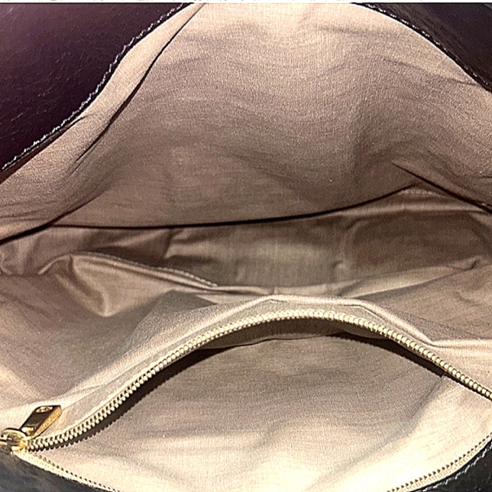LONDON FOG TAUPE AUTHENTIC OSTRICH LEATHER PRISTINE CONDITION - Picture 11 of 11
